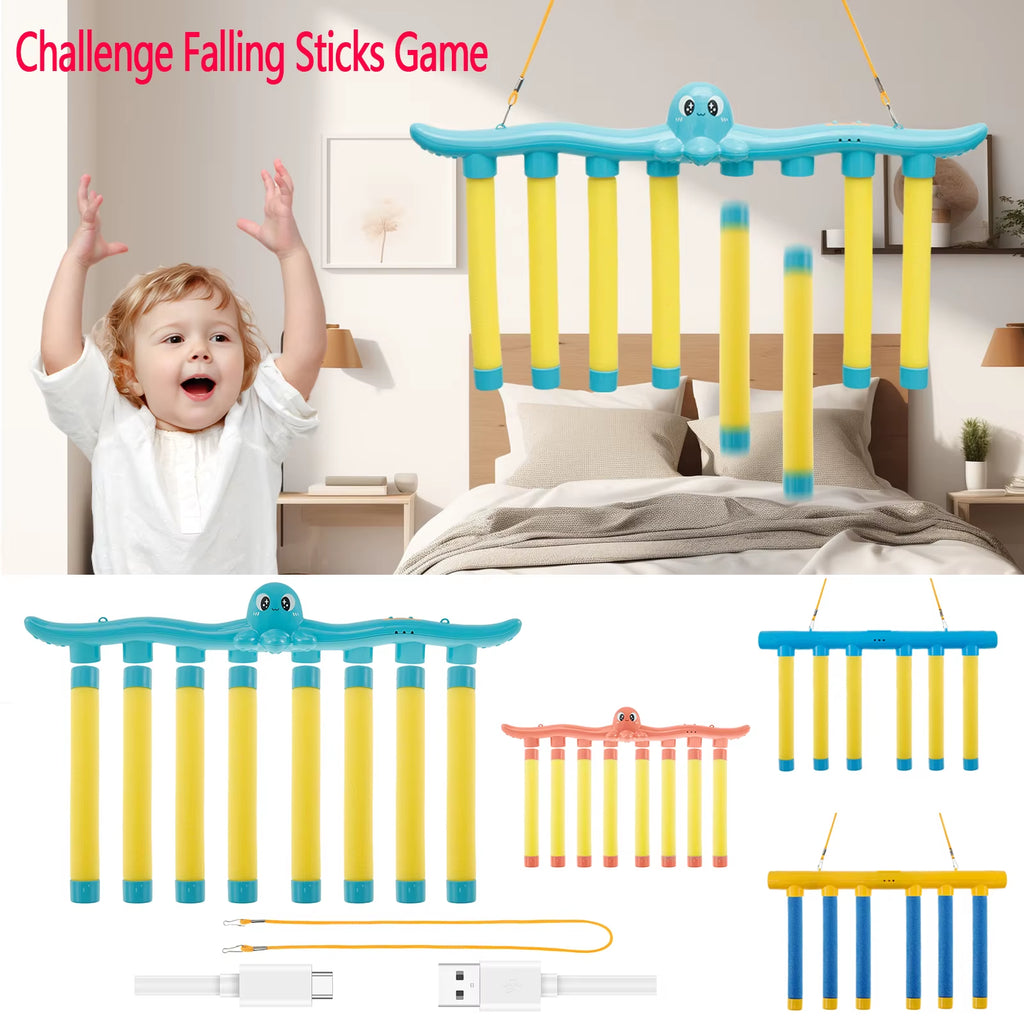 Challenge Falling Sticks Game Kids Stick Catching Toy